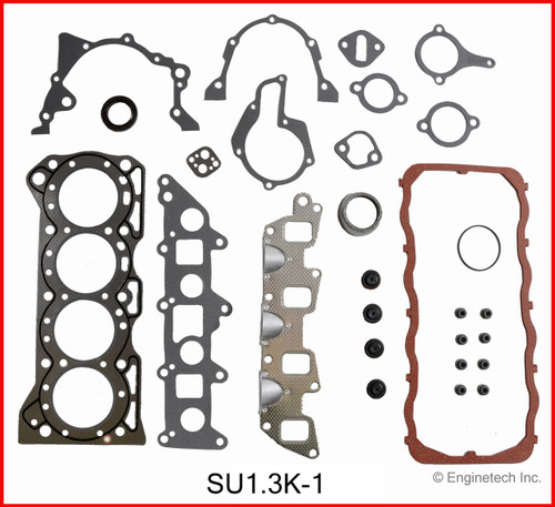 1991 Suzuki Samurai 1.3L Engine Gasket Set SU1.3K-1 -9