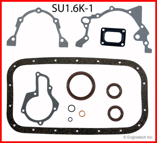 1991 Geo Tracker 1.6L Engine Gasket Set SU1.6K-1 -5