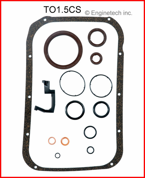 1989 Toyota Tercel 1.5L Engine Lower Gasket Set TO1.5CS -3