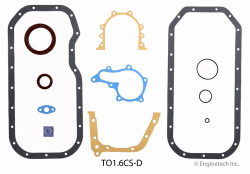 1991 Toyota Celica 1.6L Engine Lower Gasket Set TO1.6CS-D -10