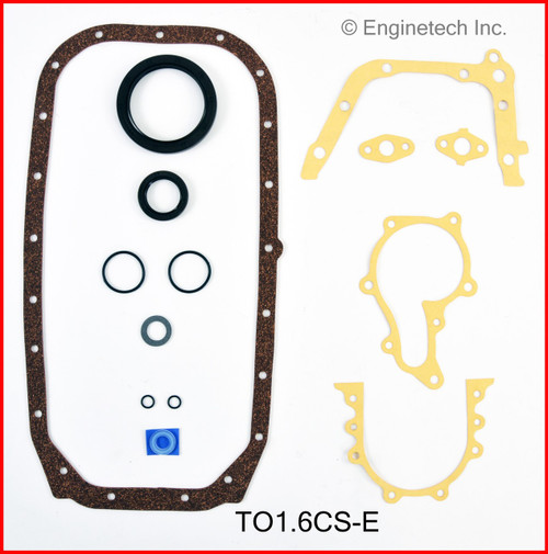 1986 Toyota Tercel 1.5L Engine Lower Gasket Set TO1.6CS-E -13