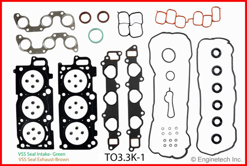 2006 Toyota Solara 3.3L Engine Gasket Set TO3.3K-1 -19