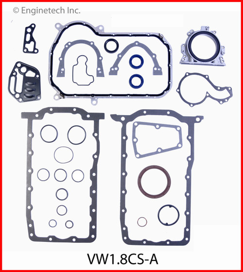 2001 Volkswagen Beetle 2.0L Engine Lower Gasket Set VW1.8CS-A -84