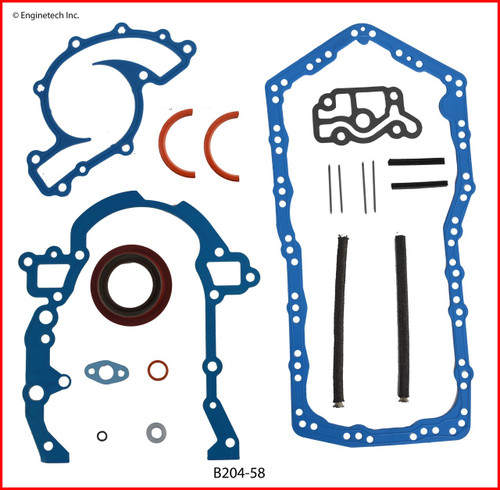 1989 Oldsmobile Cutlass Cruiser 3.3L Engine Gasket Set B204-58 -5