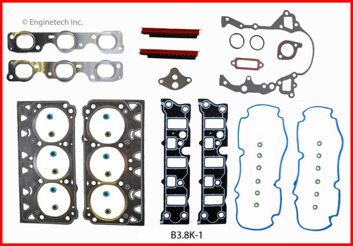 2002 Chevrolet Camaro 3.8L Engine Gasket Set B3.8K-1 -5