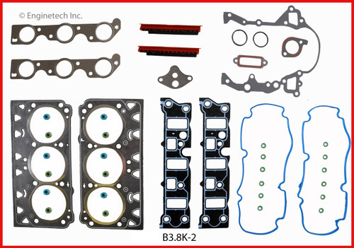 2001 Pontiac Firebird 3.8L Engine Gasket Set B3.8K-2 -17