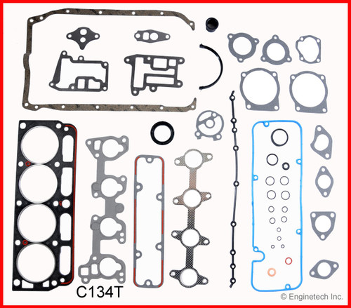 1995 Chevrolet S10 2.2L Engine Gasket Set C134T -5
