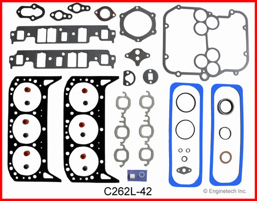 1992 Chevrolet G20 4.3L Engine Gasket Set C262L-42 -6