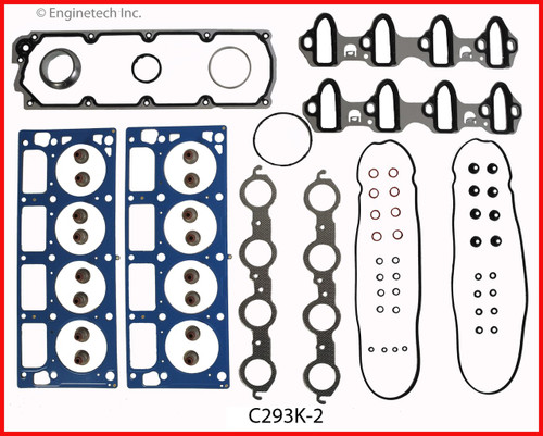 2009 GMC Sierra 1500 4.8L Engine Gasket Set C293K-2 -11