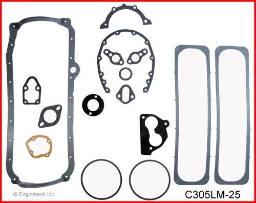 1985 GMC C2500 Suburban 5.0L Engine Gasket Set C305LM-25 -17