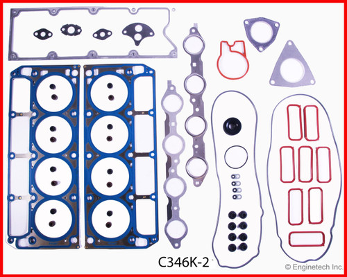 2001 Chevrolet Camaro 5.7L Engine Gasket Set C346K-2 -7