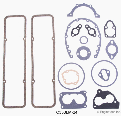 1986 Chevrolet C20 5.7L Engine Gasket Set C350LM-24 -3