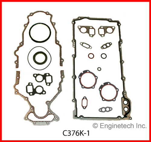 2008 GMC Sierra 2500 HD 6.0L Engine Gasket Set C376K-1 -47