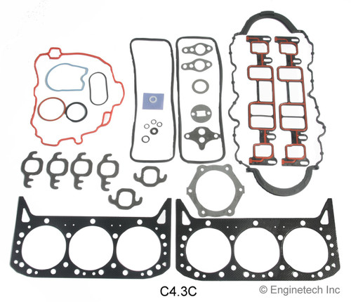 1996 Chevrolet C1500 4.3L Engine Gasket Set C4.3C -3
