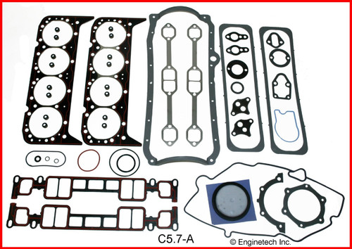 1996 GMC K2500 5.7L Engine Gasket Set C5.7-A -25