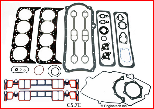 1996 Chevrolet Express 3500 5.7L Engine Gasket Set C5.7C -9