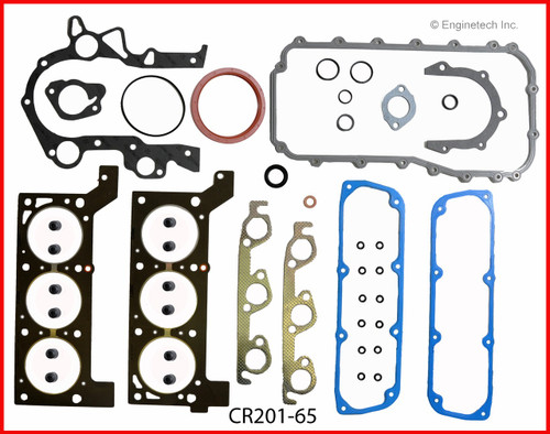 1993 Plymouth Voyager 3.3L Engine Gasket Set CR201-65 -30