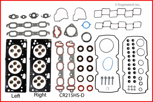 2006 Chrysler 300 3.5L Engine Cylinder Head Gasket Set CR215HS-D -45