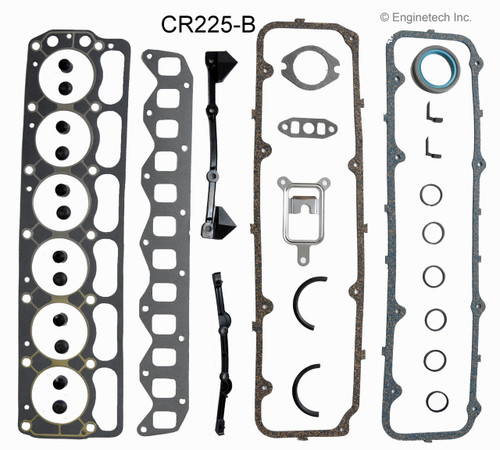 1985 Dodge B250 3.7L Engine Gasket Set CR225-B -36