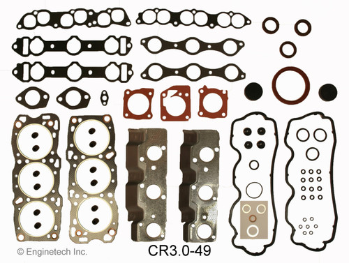 1993 Plymouth Grand Voyager 3.0L Engine Gasket Set CR3.0-49 -58