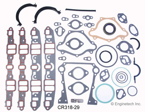 1986 Dodge B150 5.2L Engine Gasket Set CR318-29 -575