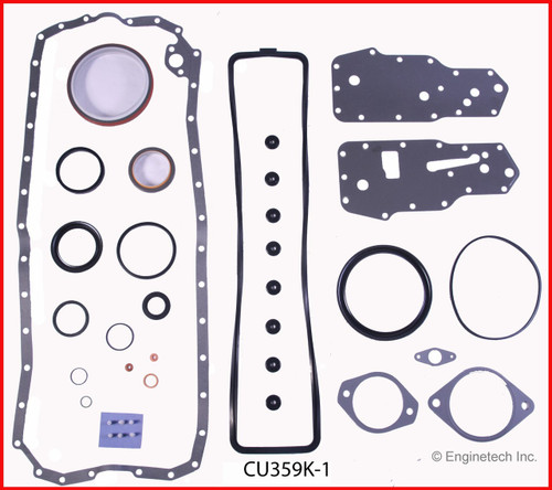 1990 Dodge W250 5.9L Engine Gasket Set CU359K-1 -7