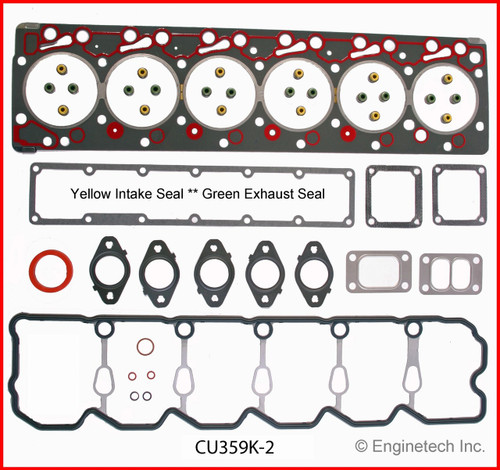 2000 Dodge Ram 2500 5.9L Engine Gasket Set CU359K-2 -5