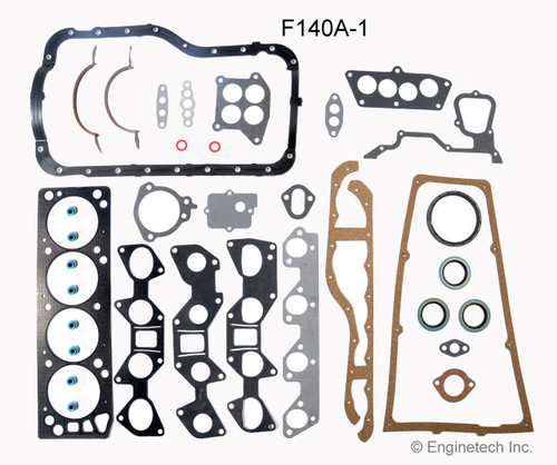 1986 Mercury Capri 2.3L Engine Gasket Set F140A-1 -3