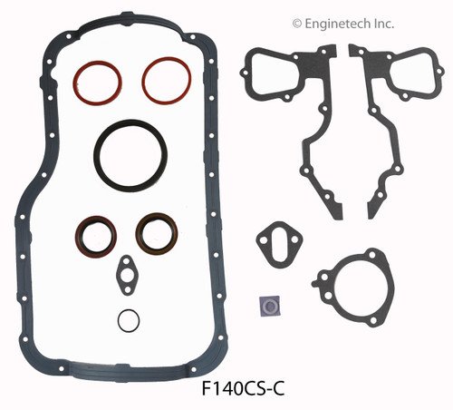 1990 Ford Mustang 2.3L Engine Lower Gasket Set F140CS-C -16
