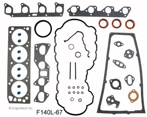 1992 Ford Ranger 2.3L Engine Gasket Set F140L-67 -9