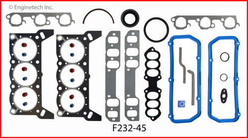 1988 Ford Thunderbird 3.8L Engine Gasket Set F232-45 -2