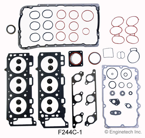 2003 Mazda B4000 4.0L Engine Gasket Set F244C-1 -21