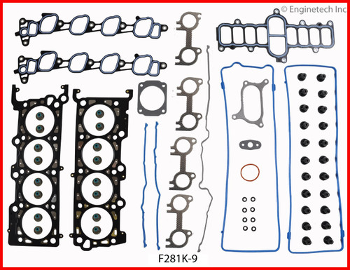 2001 Ford F-150 4.6L Engine Gasket Set F281K-9 -4