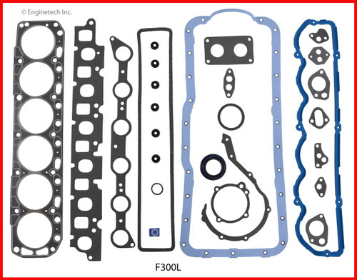 1988 Ford Bronco 4.9L Engine Gasket Set F300L -1