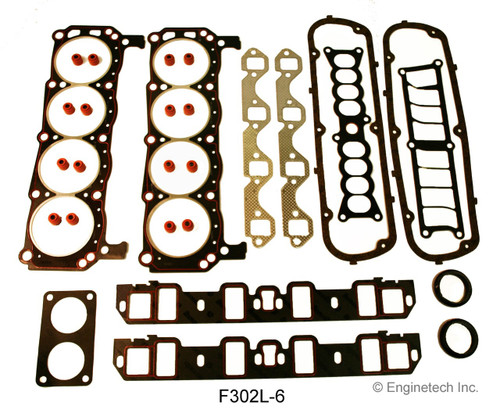 1986 Ford Bronco 5.0L Engine Gasket Set F302L-6 -11