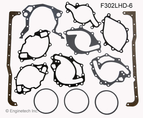 1986 Lincoln Mark VII 5.0L Engine Gasket Set F302LHD-6 -21