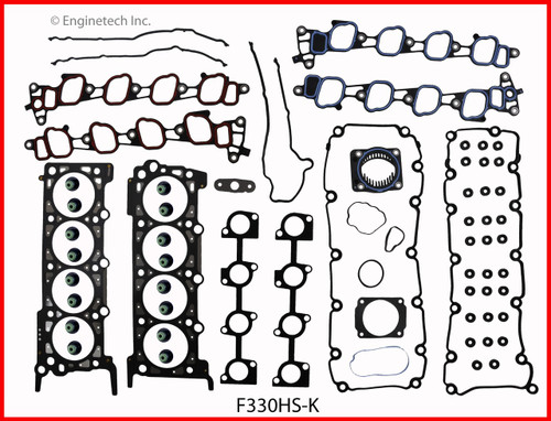 2013 Ford E-250 5.4L Engine Cylinder Head Gasket Set F330HS-K -33