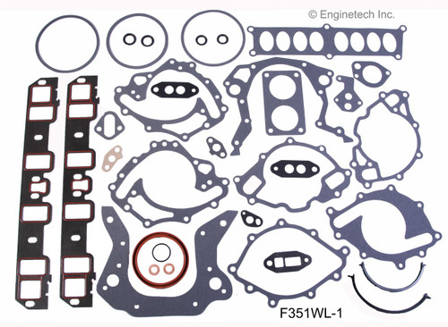 1988 Ford E-150 Econoline 5.8L Engine Gasket Set F351WL-1 -12