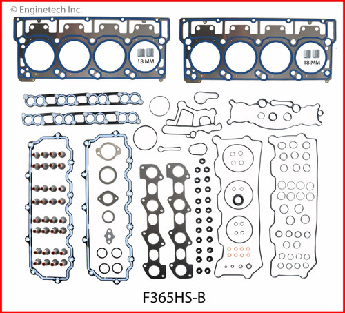 2003 Ford Excursion 6.0L Engine Cylinder Head Gasket Set F365HS-B -1