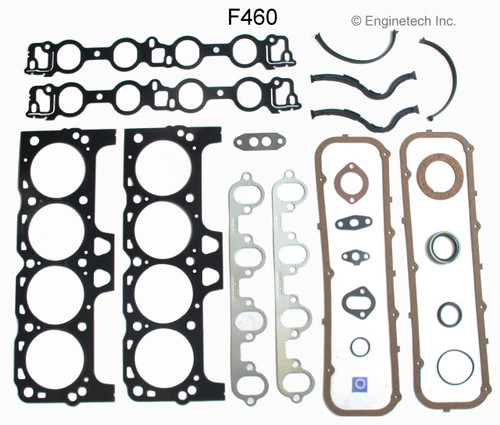 1985 Ford E-350 Econoline 7.5L Engine Gasket Set F460 -286