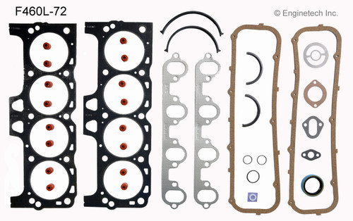 1986 Ford E-350 Econoline 7.5L Engine Gasket Set F460L-72 -5