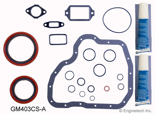 2003 Chevrolet C5500 Kodiak 6.6L Engine Lower Gasket Set GM403CS-A -12