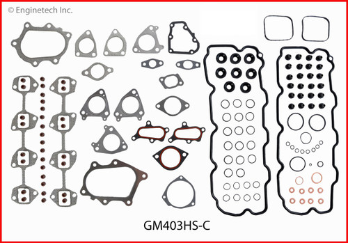 2003 GMC C5500 Topkick 6.6L Engine Cylinder Head Gasket Set GM403HS-C -19