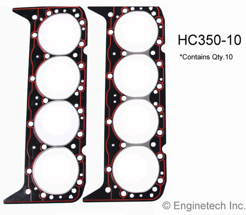 1992 GMC G3500 5.7L Engine Cylinder Head Gasket HC350-10 -2120