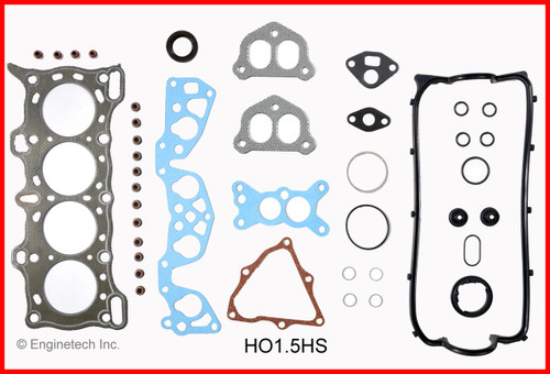 1986 Honda Civic 1.3L Engine Cylinder Head Gasket Set HO1.5HS -7