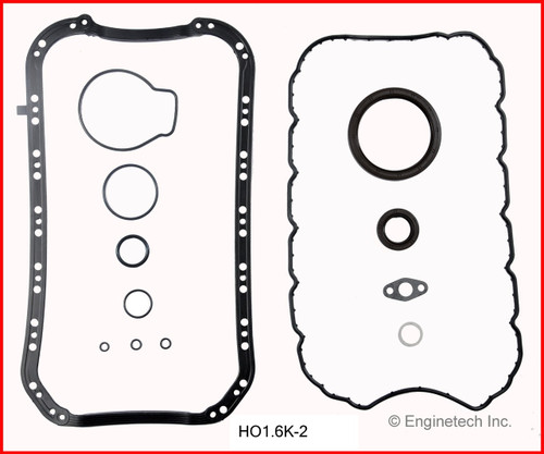 1997 Honda Civic del Sol 1.6L Engine Gasket Set HO1.6K-2 -9