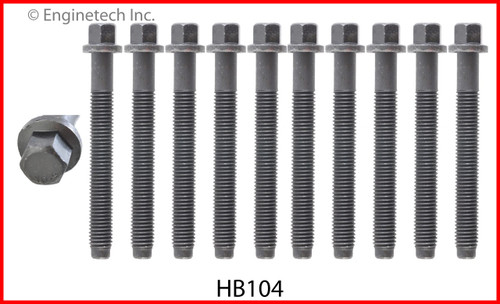 Cylinder Head Bolt Set - 1985 Ford Mustang 2.3L (HB104.H74)