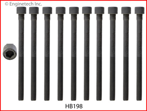Cylinder Head Bolt Set - 2001 Infiniti G20 2.0L (HB198.C23)