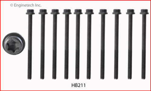 Cylinder Head Bolt Set - 2011 Mazda CX-7 2.3L (HB211.K143)