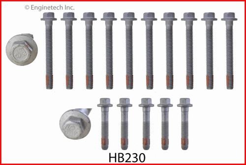 Cylinder Head Bolt Set - 2009 GMC Sierra 3500 HD 6.0L (HB230.K322)